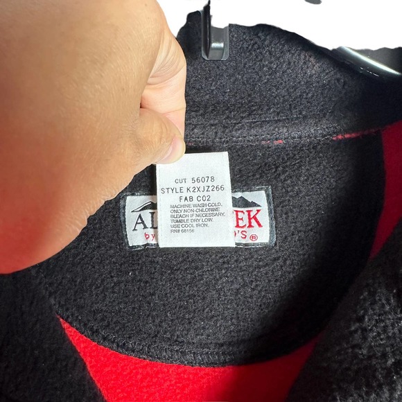 Alpine Tek Fleece Pullover Red size Medium - Picture 8 of 12